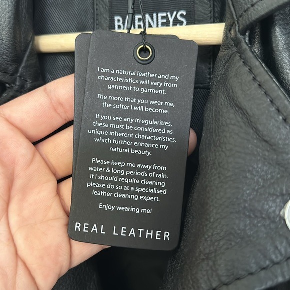 BRAND NEW Barneys Original Leather Jacket - Picture 3 of 3